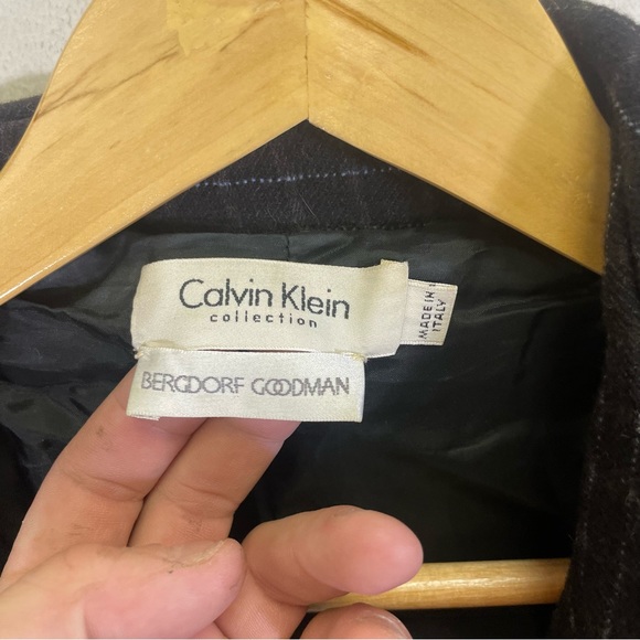 Calvin Klein Collection plaid blazer size M - Picture 3 of 3